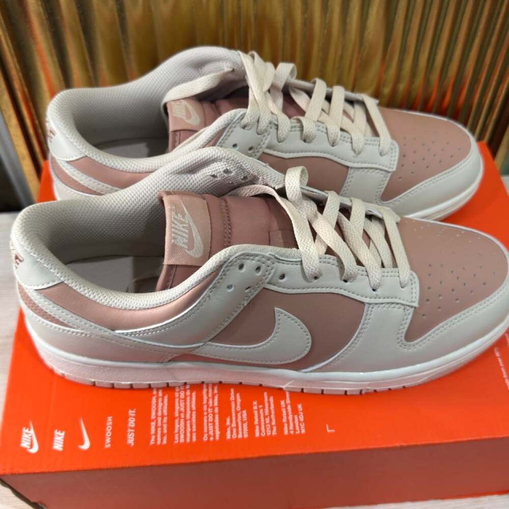 Nike Dunk Low Particle Pink Rosewood Women’s Sneakers – Size 11 - Picture 6 of 8